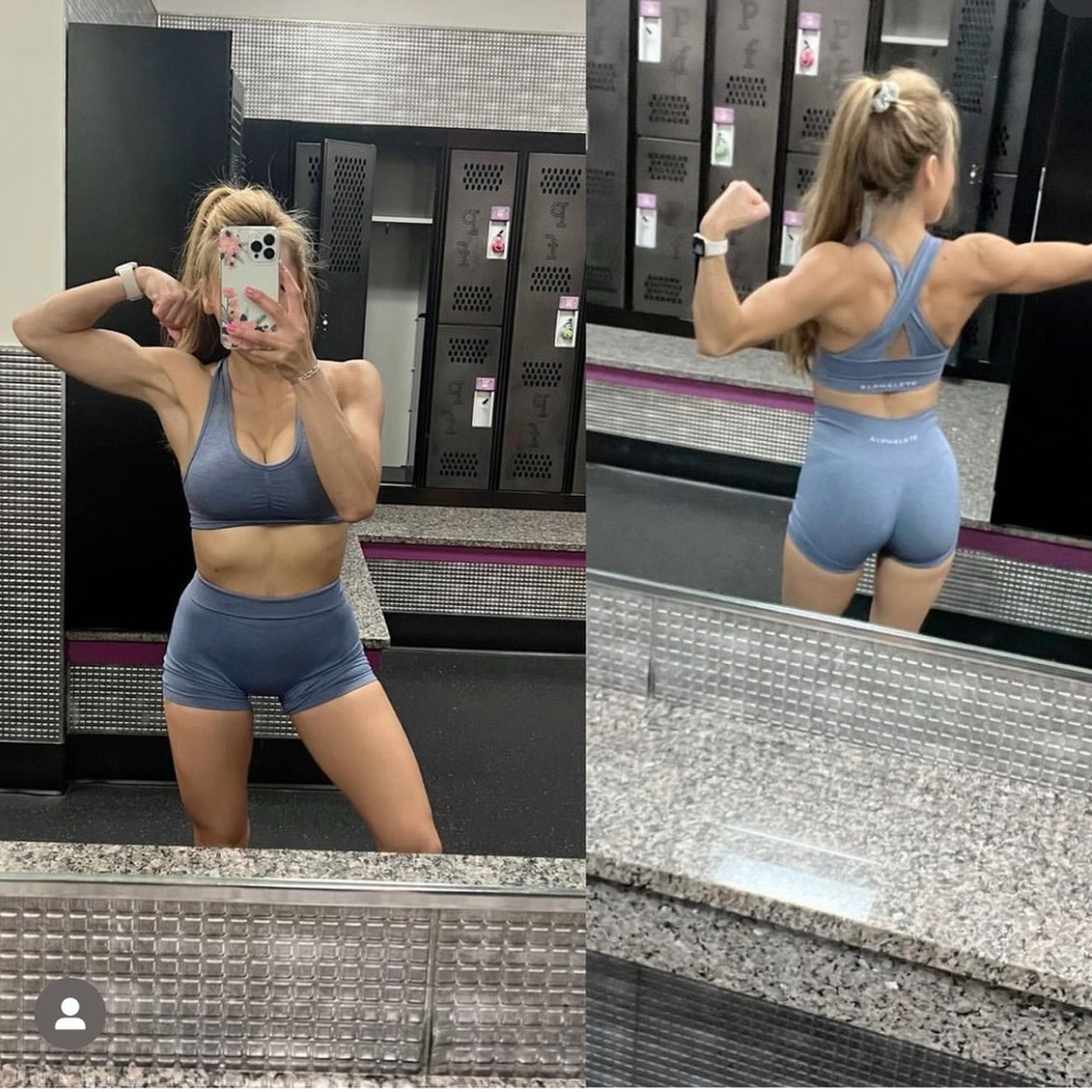 Alphalete Amplify Bra Xs - French blue